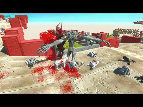 Death run 🔥Virus Deinonychus VS Antivirus Tigers 🔥Animal Revolt Battle Simulator (ARBS)