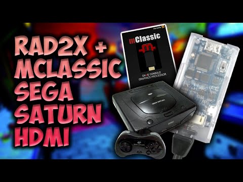 RAD2x + mClassic Sega Saturn HDMI