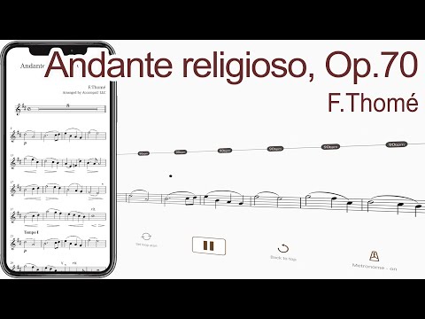 Andante religioso, Op.70 | F.Thomé【 Violin Sheet Music 】