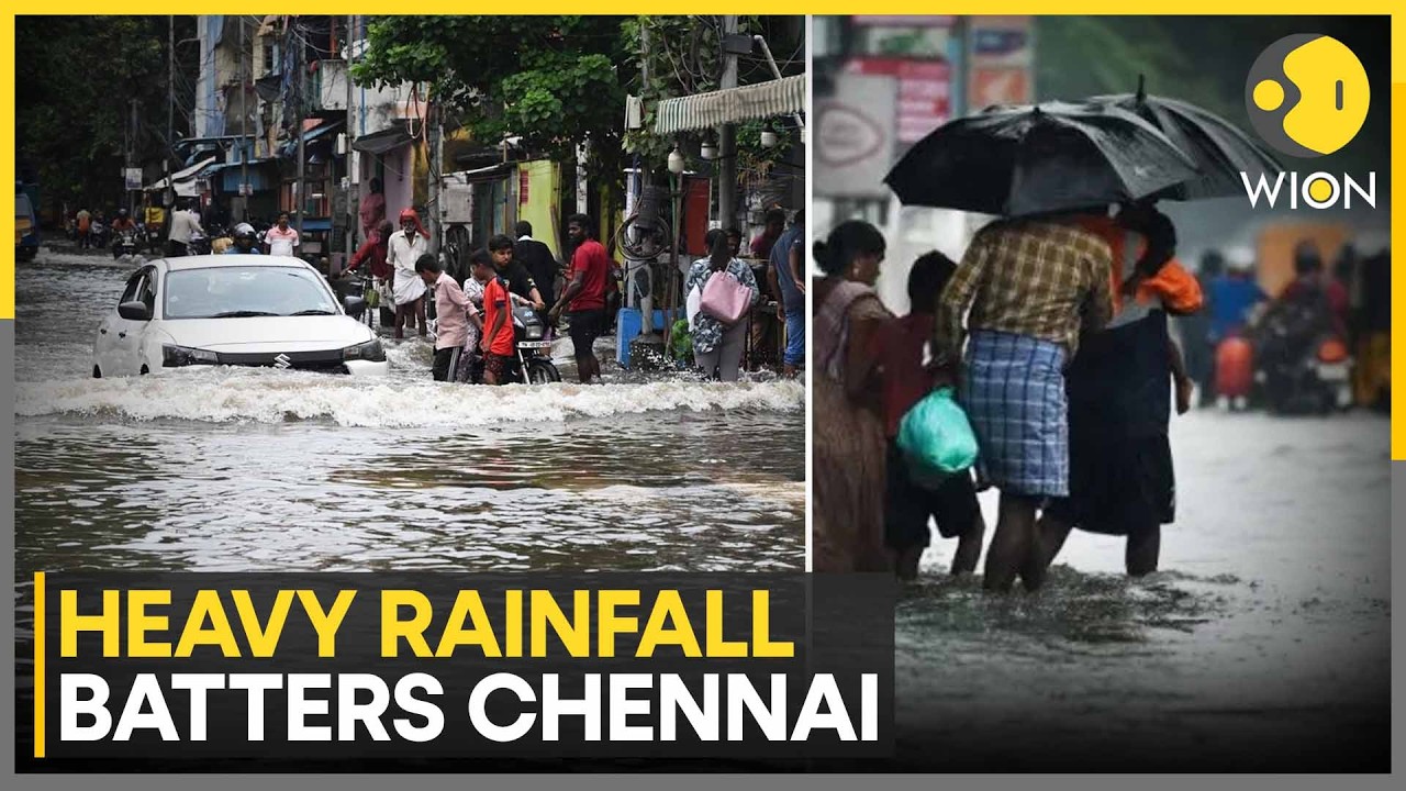 Heavy Rainfall Batters Chennai, Raises Weather Concerns | WION | India News