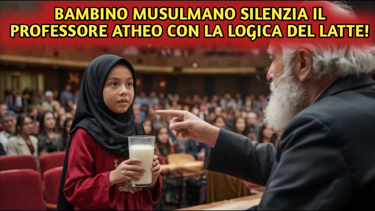 "Un bambino musulmano zittisce un professore ateo con la logica del latte"