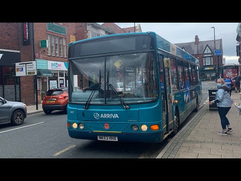 THRASH: Arriva North East Wright Commander 1401 NK53 HHX route 308 Jesmond to Silverlink