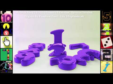 Countdown Numbers from 10 in episode all in reverse