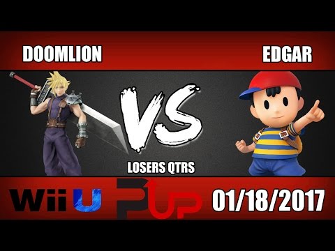 Doomlion (Cloud) vs Edgar (Ness) - Wii U Losers Quarters - SOS