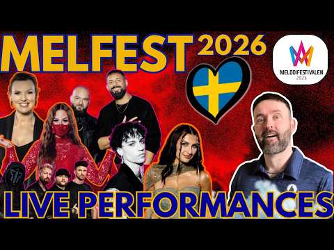 🇸🇪🎥 ALL 12 Live Performances REACTION | Melodifestivalen 2026  | Sweden 🇸🇪