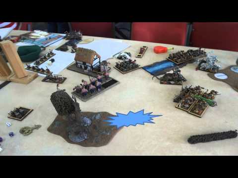 NWGT Game 2: Ogres vs Skaven warhammer fantasy battle report