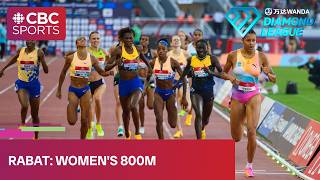MEET RECORD in women's 800m at Diamond League meet in Rabat | #CBCSports