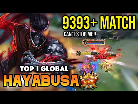 HAYABUSA BEST BUILD 2022 | TOP 1 GLOBAL HAYABUSA GAMEPLAY | MOBILE LEGENDS✓