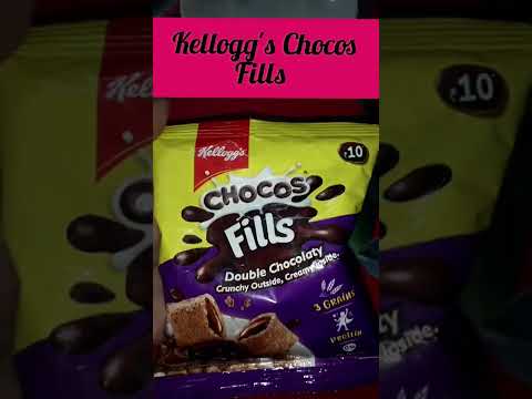 Kellogg's Choco Fills Unpacking | Crunchy outside, Creamy inside! 🤤😍.. Please subscribe #shorts