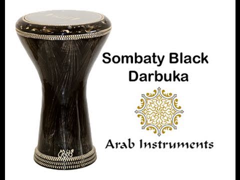 Black Sombaty Darbuka - Online Darbuka Shop - Buy a Professional Darbuka - طبلة
