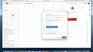 Very Quickly Setting Up A Zoom Meeting with Google Calendar
