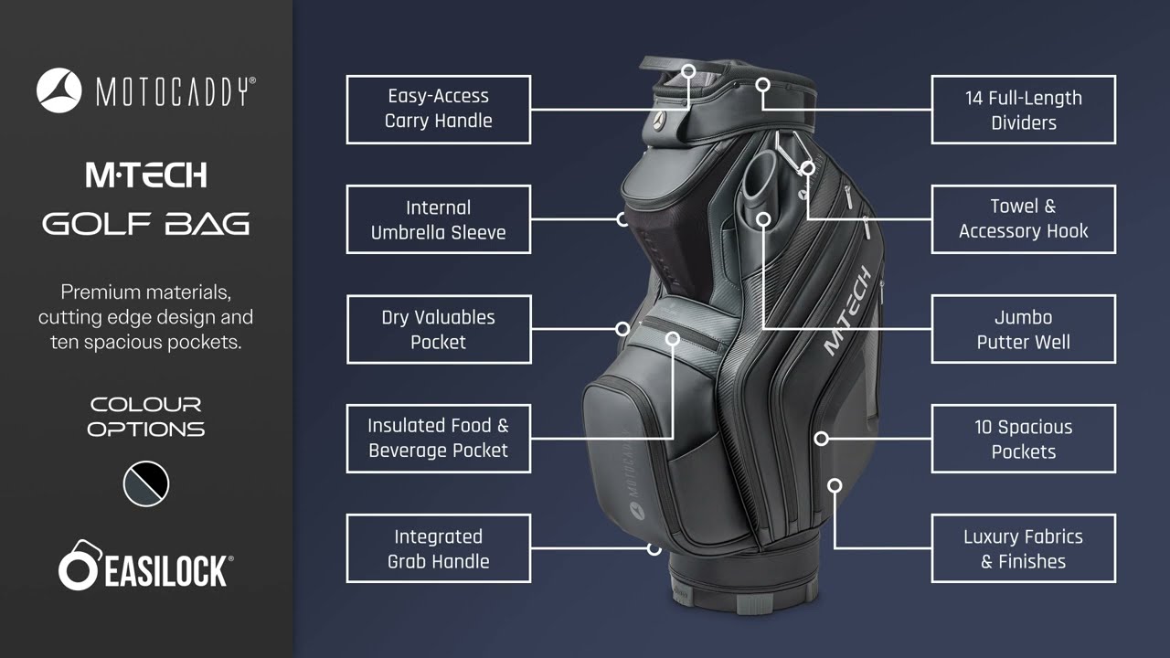 Video: Motocaddy M-Tech 2024 Cartbag