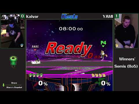 CT GamerCon 6 SSBM - Kalvar (Marth) vs. YAMI (Fox) - Melee WSF