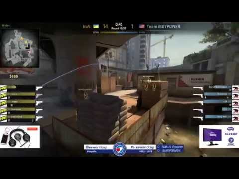 iBUYPOWER vs Na'Vi on de_overpass @ ESWC 2014 Quarter Finals (CS:GO iBP vs Na'Vi) Game 1