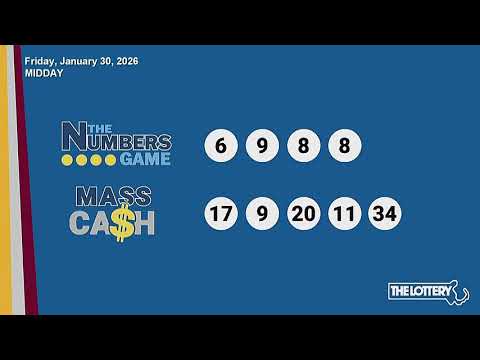 Midday Drawings: Friday, January 30, 2026