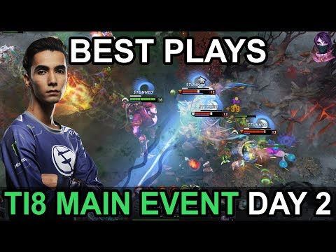 TI8 BEST PLAYS The International 2018 MAIN EVENT DAY 2 Highlights Dota 2 by Time 2 Dota #dota2
