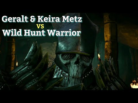 Geralt & Keira Metz Fighting The Wild Hunt Warrior | The Witcher 3 Wild Hunt In 2020