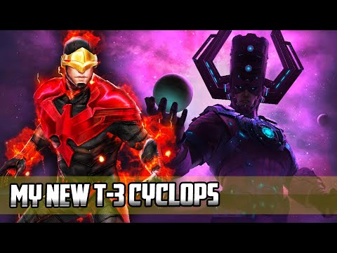 My New T 3 Cyclops Gameplay Galactus & WBU   MARVEL Future Fight