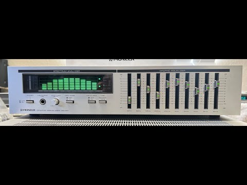Vintage Pioneer SG-50 10-Band Graphic Equalizer Spectrum Analyzer w/ Original Instructions; Tested image 12