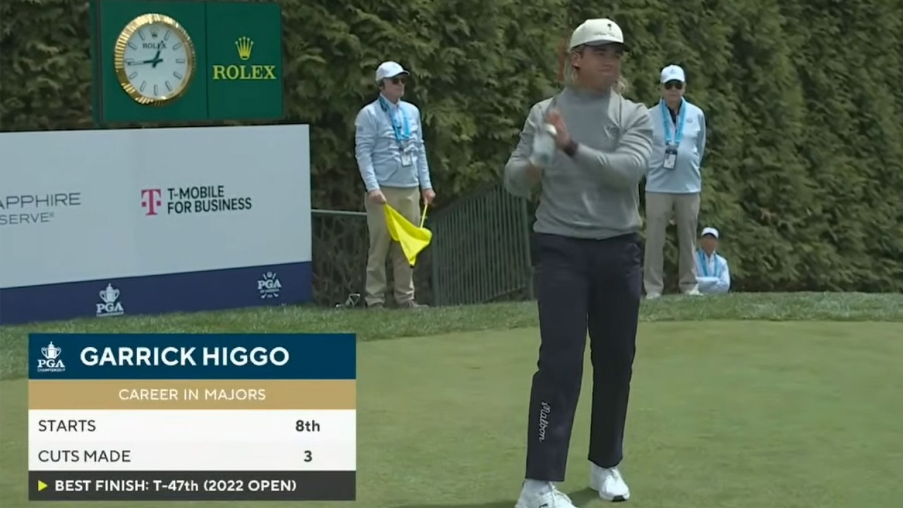 GARRICK HIGGO IS ON TIME ⏰ Can Higgo have a good enough Round 2 to catch up? | PGA Championship