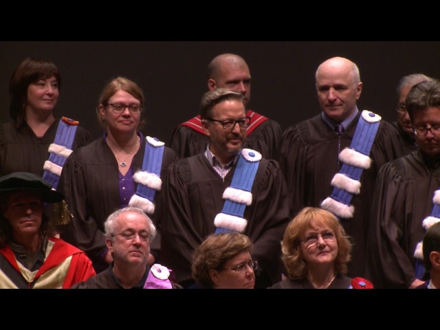 Collation des grades 2016 de la Faculté des sciences humaines