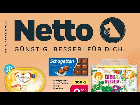 🛒 Netto Katalog Prospekt 18. bis 23. Juli 2022 - Neuigkeiten, Angebote Deutschland 🇩🇪