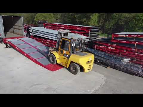 Rampe de quai mobile pour chargement et déchargement de matériels volumieux - Capacité 15 à 25T - AZ RAMP BIGFOOT_9