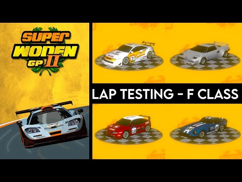 Super Woden GP 2 All Cars Lap Testing - F Class