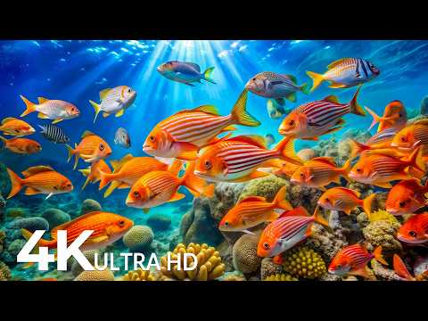 Marvel at Sea Animal in The Best 4K ULTRA HD Aquarium 🐬 Dive Into The Mesmerizing Underwater Realm