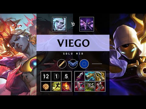 Viego Mid vs Kassadin - EUW Diamond Patch 25.12