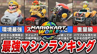 【マリオカートワールド】発売初期の最強マシンランキングベスト10！