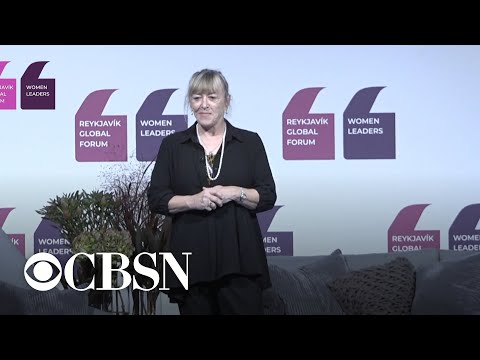 Nobel Peace Prize laureate Jody Williams speaks at 2019 Women Leaders Global Forum