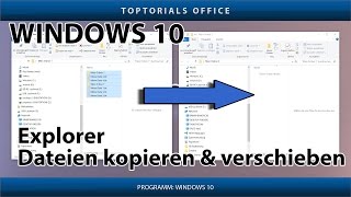 Dateien im Explorer kopieren und verschieben (Windows 10)