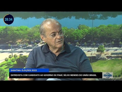 Entrevista com o candidato ao Governo do Piauí, Sílvio Mendes, do União Brasil 12 09 2022