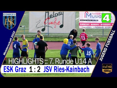 🟢 U14 ⚽️ ESK Graz 🆚 JSV Ries-Kainbach ⚽️ vom  23.10.2022