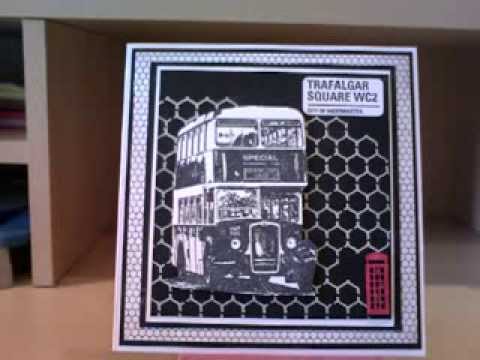 London Bus Birthday Card