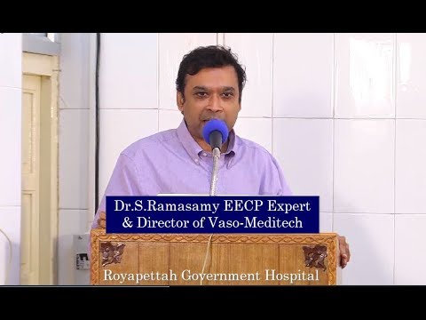 Dr. S. Ramasamy Conducts EECP Education Program at Royapettah Government Hospital