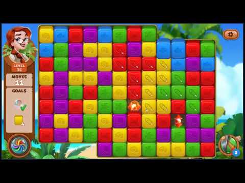 Lost Island Blast Adventure Level 35 - NO BOOSTERS 🏝️ | SKILLGAMING ✔️