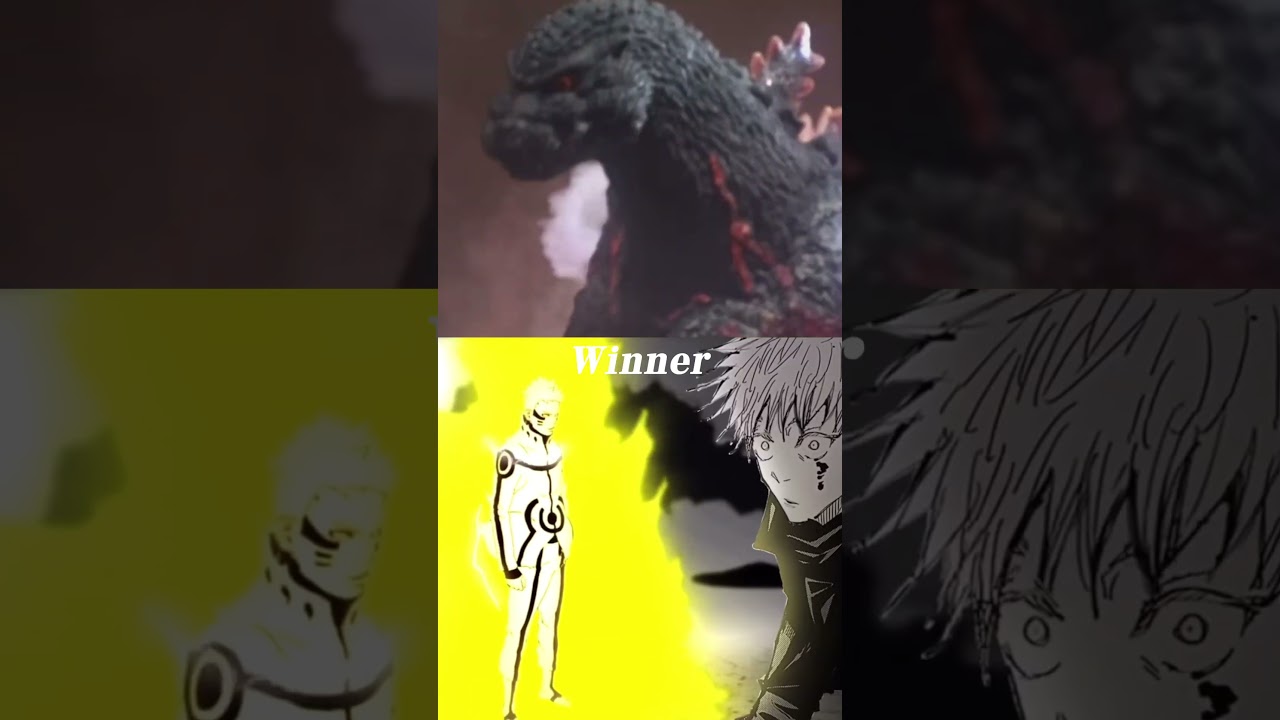 Heisei Godzilla VS Naruto Uzumaki