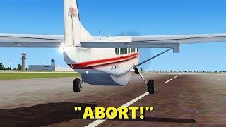 Landing WITHOUT Clearance in Flight Simulator X! (Multiplayer)