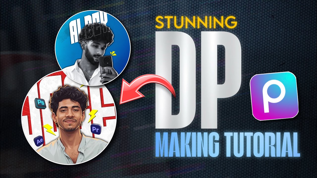 VIRAL DP MAKING TUTORIAL | INSTAGRAM PROFILE PICTURE EDITING TUTORIAL | ASIF OMAR | PICSART DP EDIT