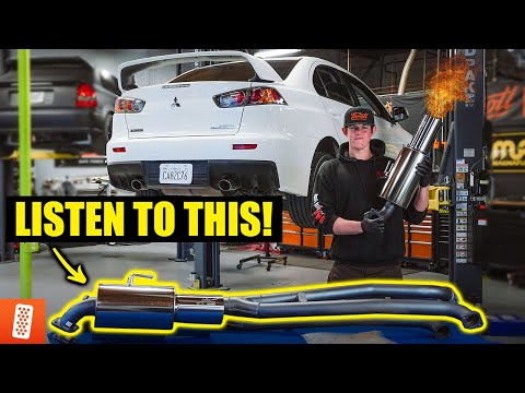 Building & Heavily Modifying a 2013 Mitsubishi Lancer EVO GSR - Part 4: HKS Hi-Power Catback Exhaust