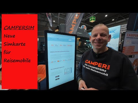 SIM-Karte für das Internet im Wohnmobil! CAMPERSIM Touristik & Caravaning Messe Leipzig 2024
