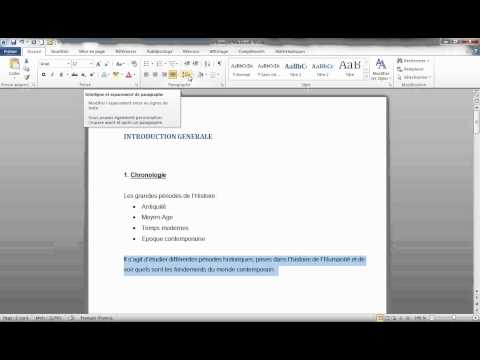 comment modifier l'interligne sur open office writer