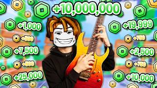 Getting RICHER by Playing GUITAR in ROBLOX! MQDEFAULT Thumbnail