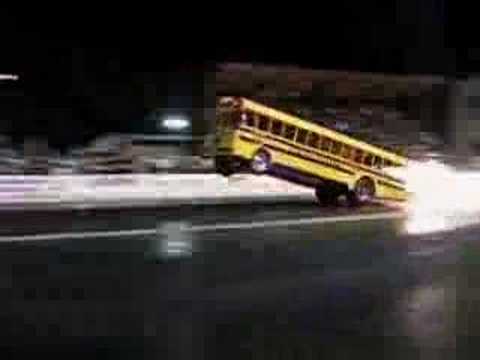drag racing bus