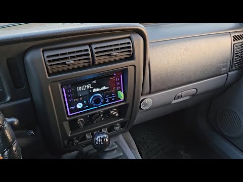 Jeep Cherokee XJ - Double DIN Radio Install Kit (Metra), New JVC Radio and Sony 3-Way Speakers