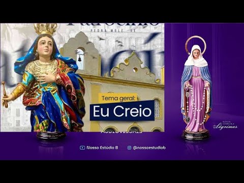 Fé - Caridade. Oração da Coroa de Nossa Senhora das Lágrimas-NSdoPatrocínio-Pedra Mole-SE.