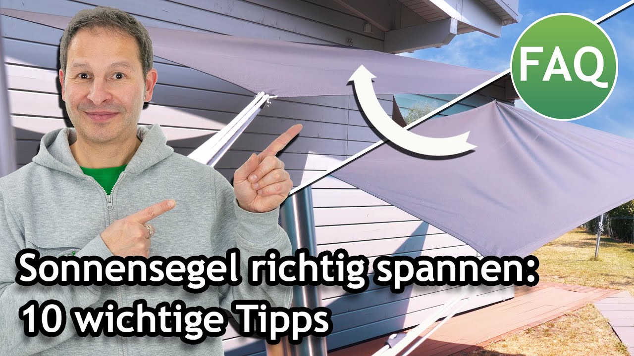 Sonnensegel richtig spannen: 10 Tipps fr Stabilitt & Langlebigkeit |  sonnensegel-pina.de