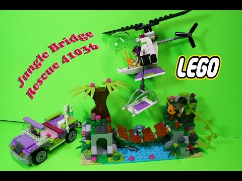 Vidéo LEGO Friends 41036 : Opération d'urgence sur le pont de la jungle